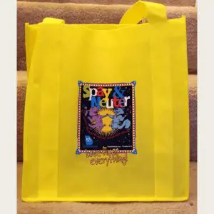Spay and neuter themed tote bag